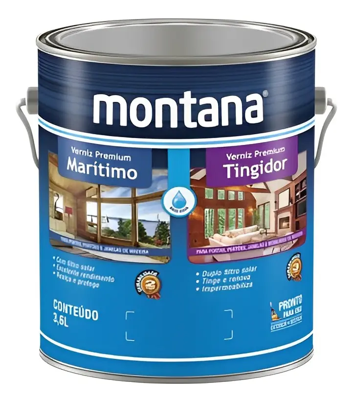 Montana Verniz Premium Marítimo Base Água