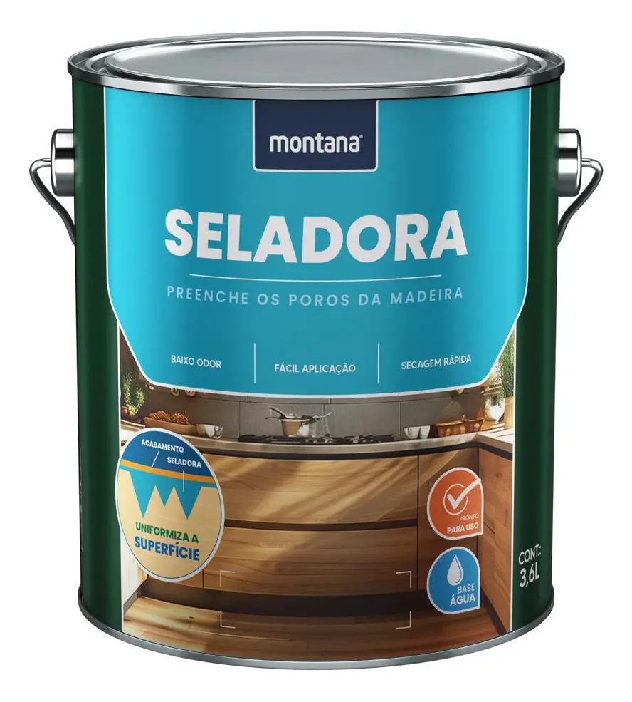Montana Seladora para Madeira Base Água