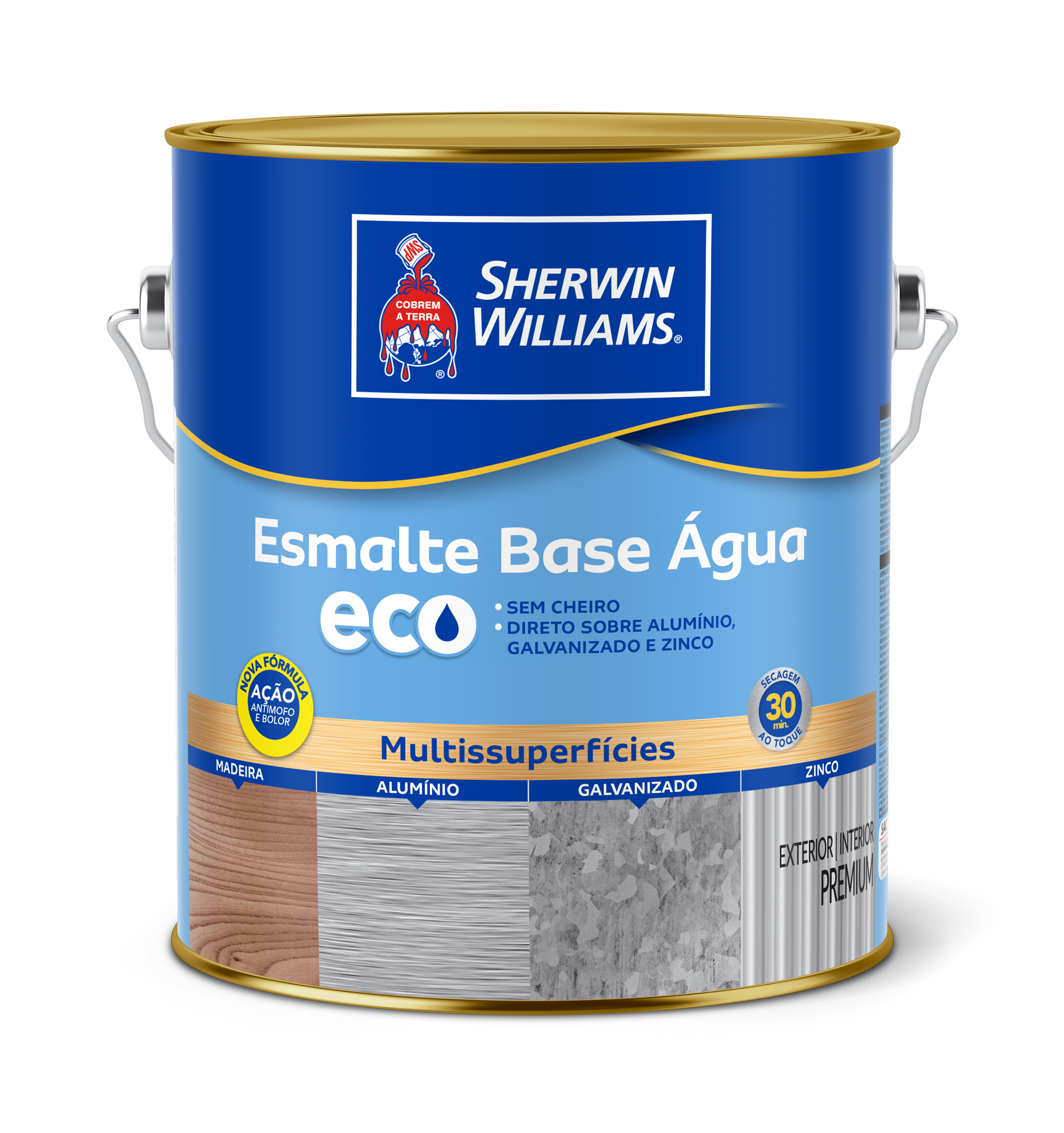Sherwin-Williams Eco Esmalte Base Água Alto Brilho